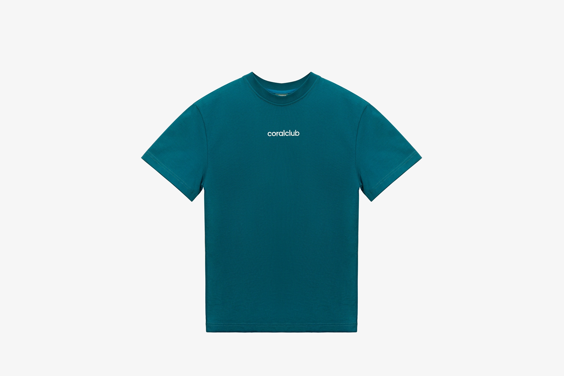 Футболка прямая унисекс, зеленая